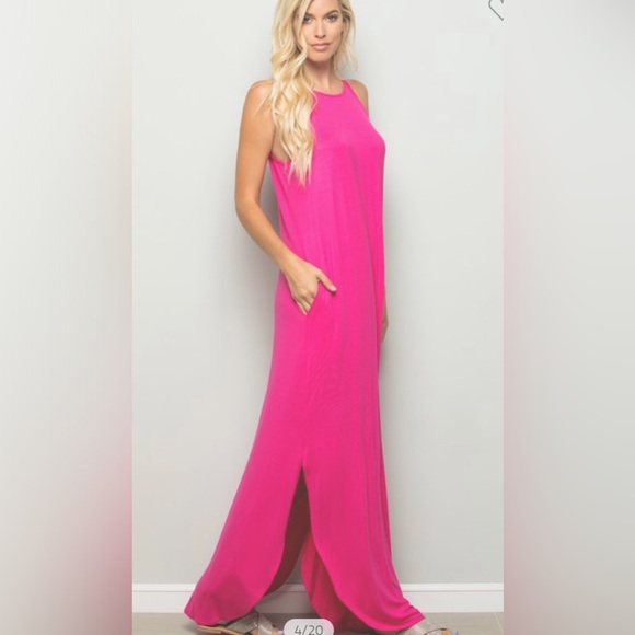 Pink maxi dress - Picture 3 of 6